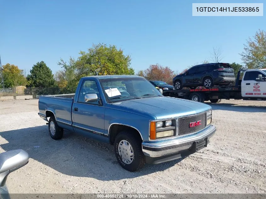 1988 GMC Gmt-400 C1500 VIN: 1GTDC14H1JE533865 Lot: 40552725