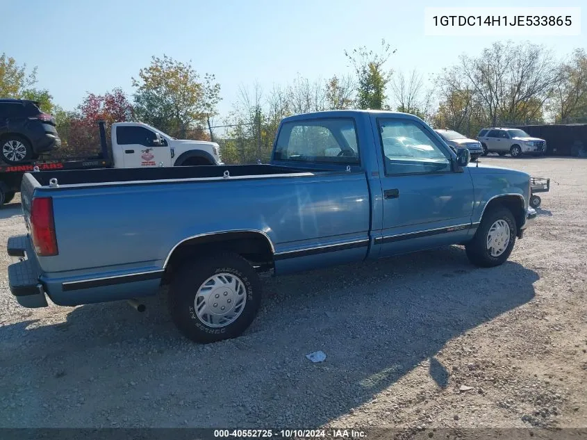 1988 GMC Gmt-400 C1500 VIN: 1GTDC14H1JE533865 Lot: 40552725