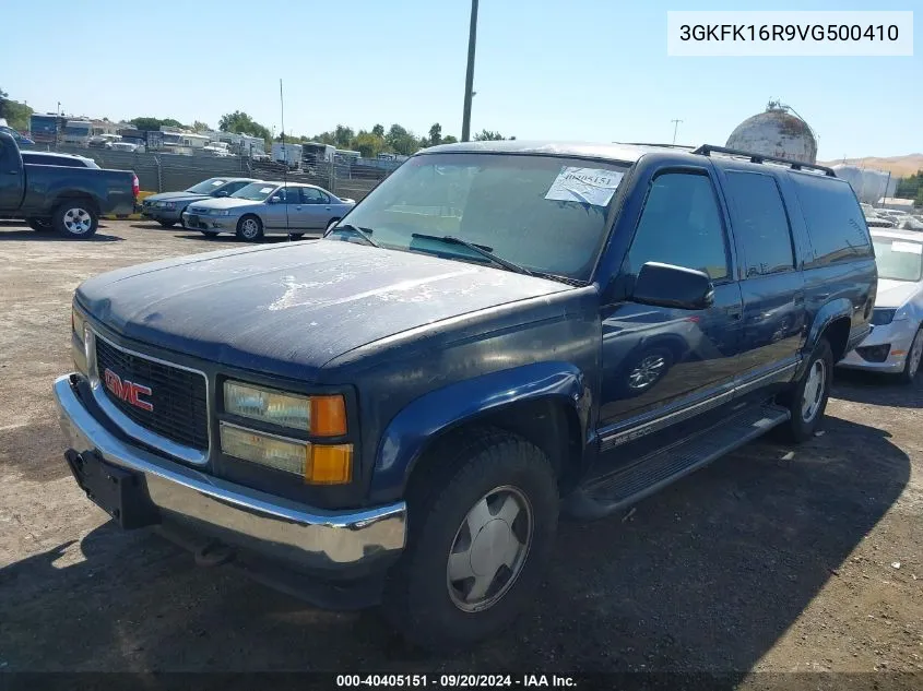 1997 GMC Suburban 1500 Sl VIN: 3GKFK16R9VG500410 Lot: 40405151