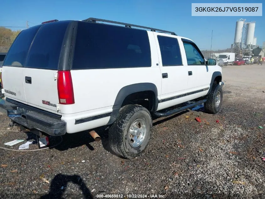 3GKGK26J7VG519087 1997 GMC Suburban 2500 Sl