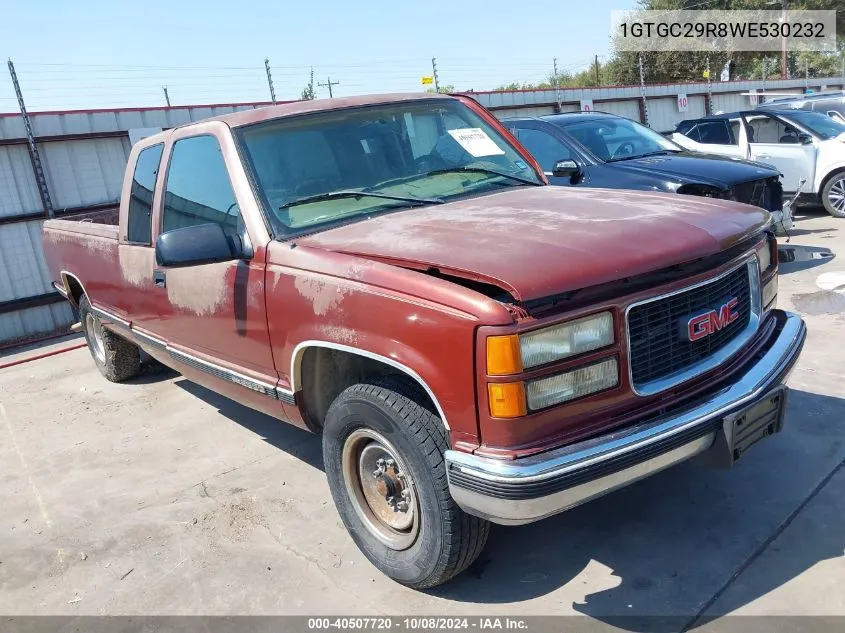 1998 GMC Sierra 2500 Sl VIN: 1GTGC29R8WE530232 Lot: 40507720