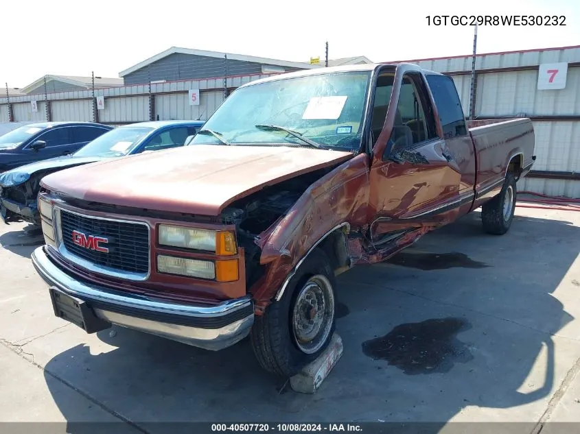 1998 GMC Sierra 2500 Sl VIN: 1GTGC29R8WE530232 Lot: 40507720