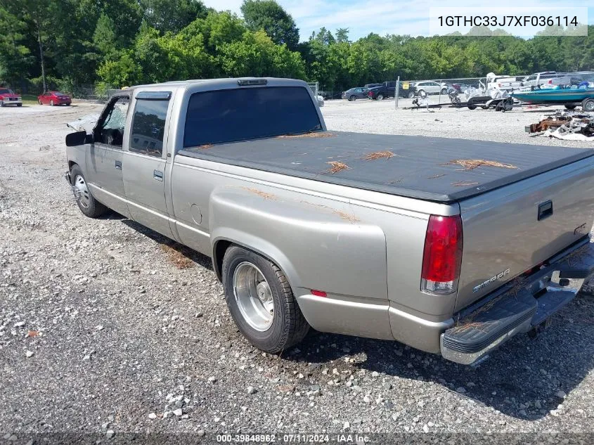 1GTHC33J7XF036114 1999 GMC Sierra 3500 Hd Sl