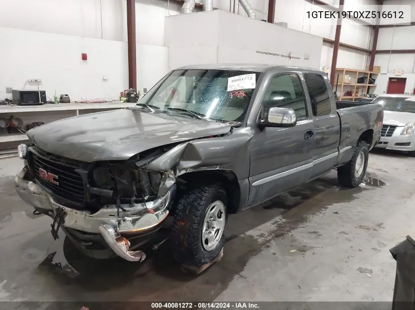 1GTEK19T0XZ516612 1999 GMC Sierra 1500 Sle