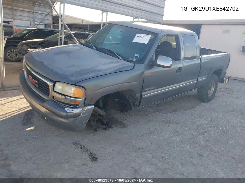 1999 GMC Sierra 2500 K2500 VIN: 1GTGK29U1XE542702 Lot: 40529579