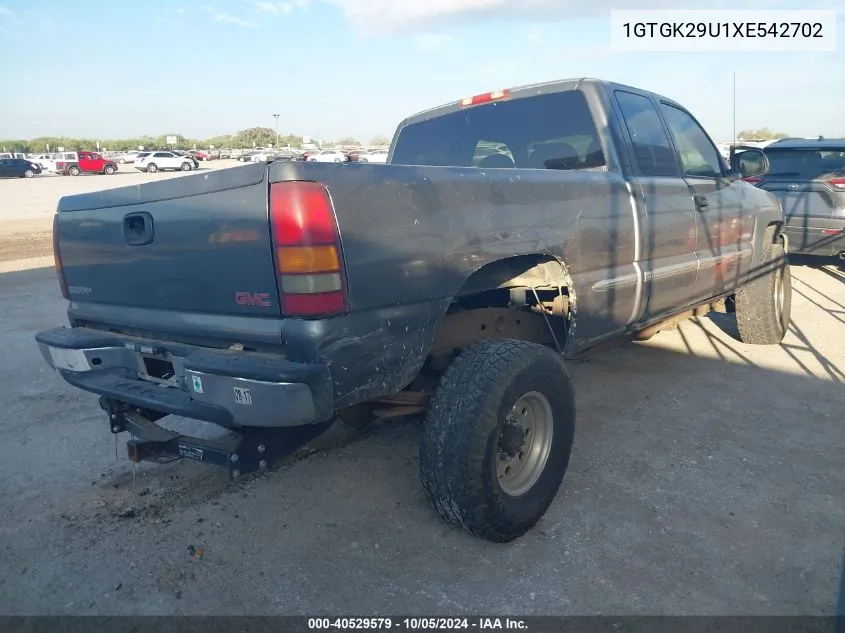 1999 GMC Sierra 2500 K2500 VIN: 1GTGK29U1XE542702 Lot: 40529579