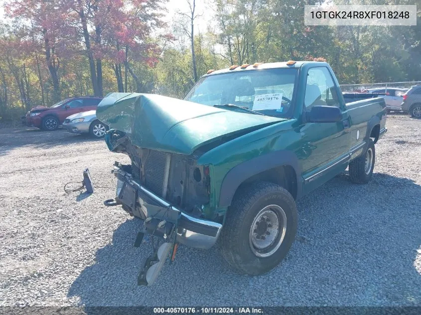 1999 GMC Sierra 2500 Hd Sl VIN: 1GTGK24R8XF018248 Lot: 40570176