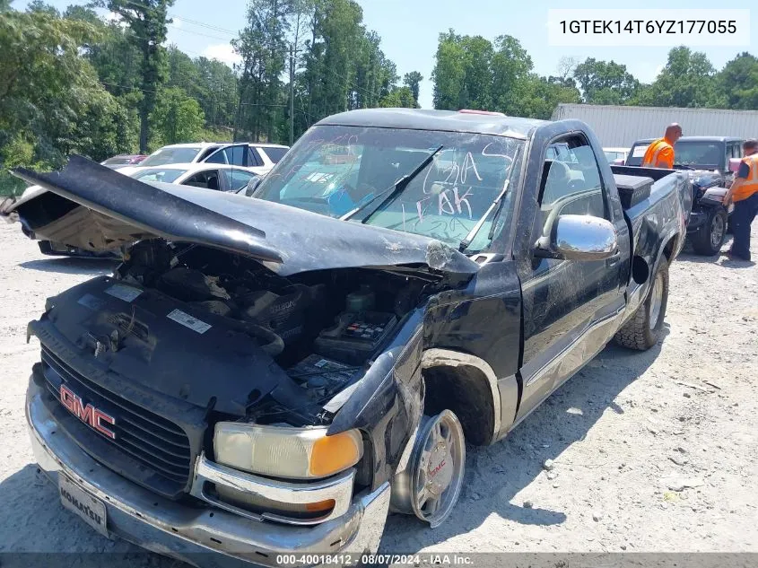 2000 GMC Sierra 1500 Sle VIN: 1GTEK14T6YZ177055 Lot: 40018412