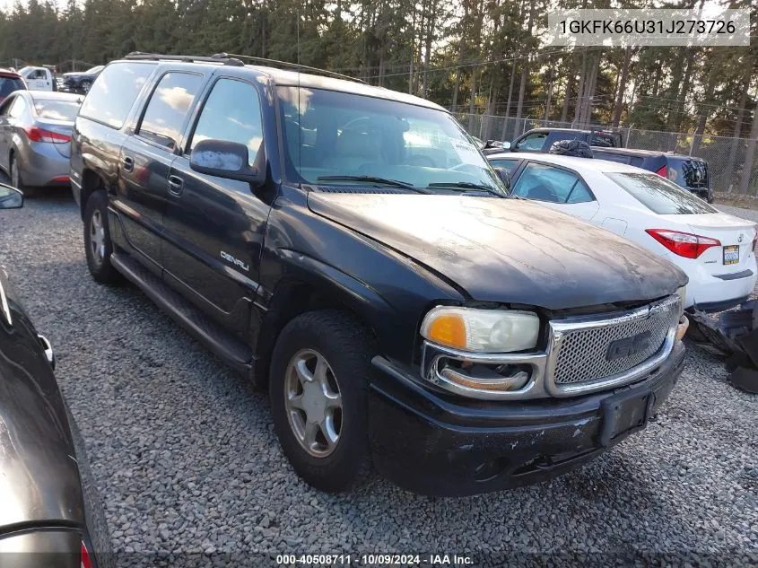 2001 GMC Yukon Xl 1500 Denali VIN: 1GKFK66U31J273726 Lot: 40508711