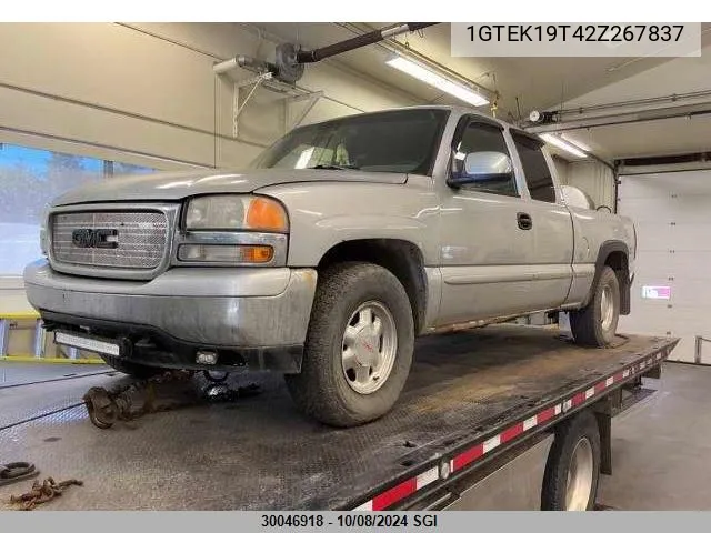 2002 GMC New Sierra K1500 VIN: 1GTEK19T42Z267837 Lot: 30046918