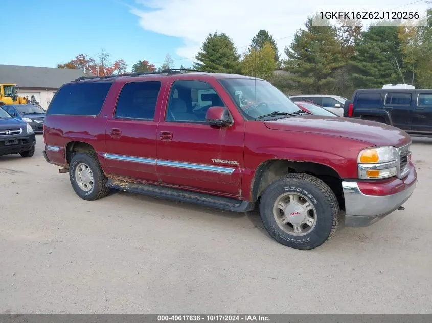 2002 GMC Yukon Xl 1500 Sle VIN: 1GKFK16Z62J120256 Lot: 40617638