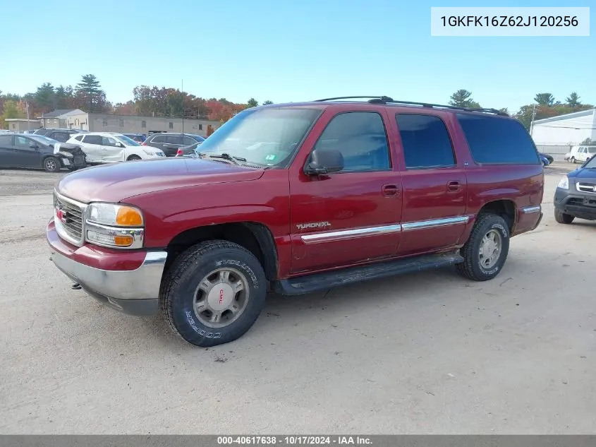 2002 GMC Yukon Xl 1500 Sle VIN: 1GKFK16Z62J120256 Lot: 40617638