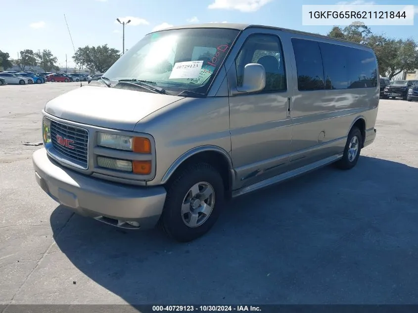 1GKFG65R621121844 2002 GMC Savana Slt