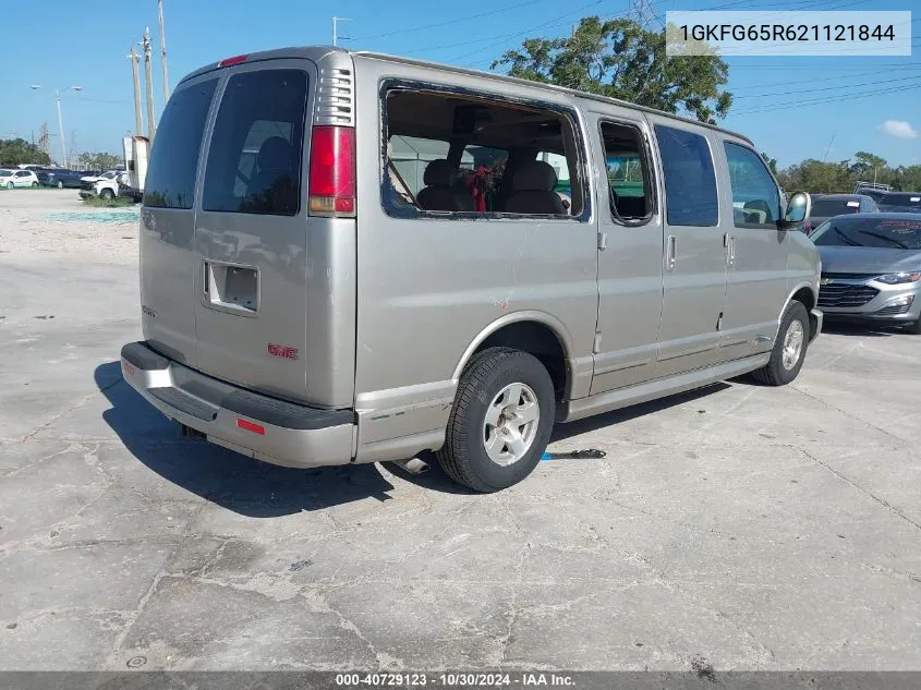 1GKFG65R621121844 2002 GMC Savana Slt