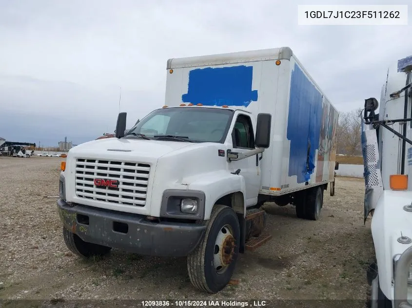 2003 GMC C7500 C7C042 VIN: 1GDL7J1C23F511262 Lot: 12093836