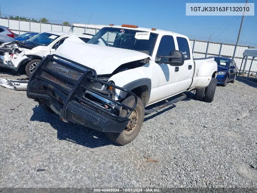 2003 GMC Sierra 3500 VIN: 1GTJK33163F132010 Lot: 40489004