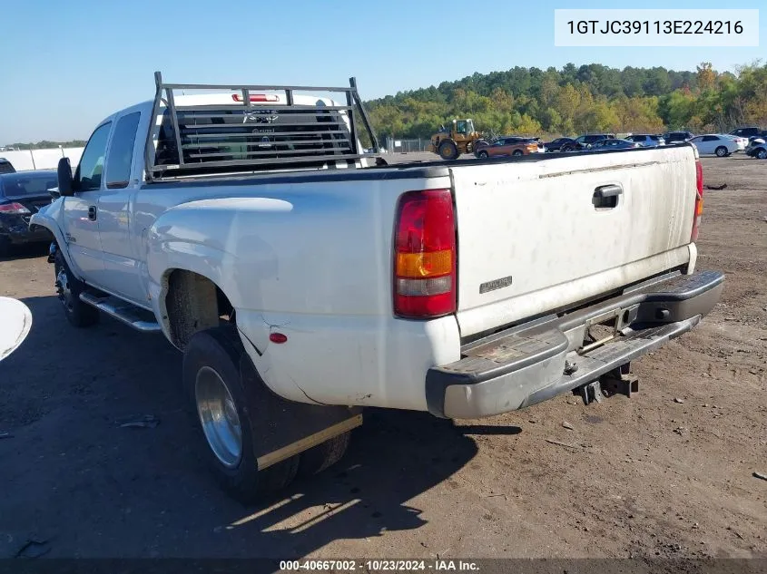 2003 GMC Sierra 3500 Sle VIN: 1GTJC39113E224216 Lot: 40667002