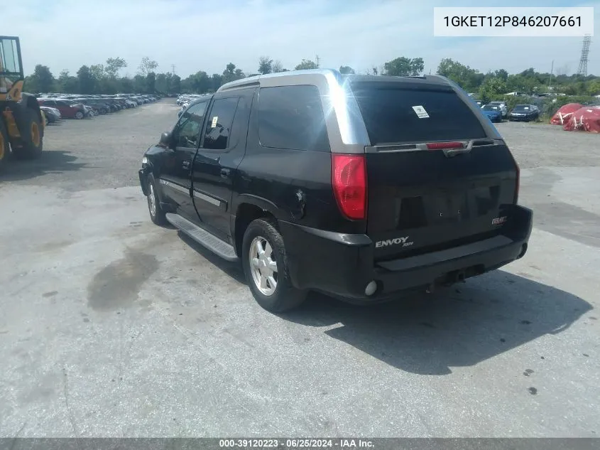 2004 GMC Envoy Xuv Slt VIN: 1GKET12P846207661 Lot: 39120223