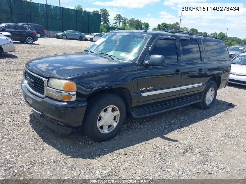 2004 GMC Yukon Xl 1500 Slt VIN: 3GKFK16T14G273434 Lot: 39651270