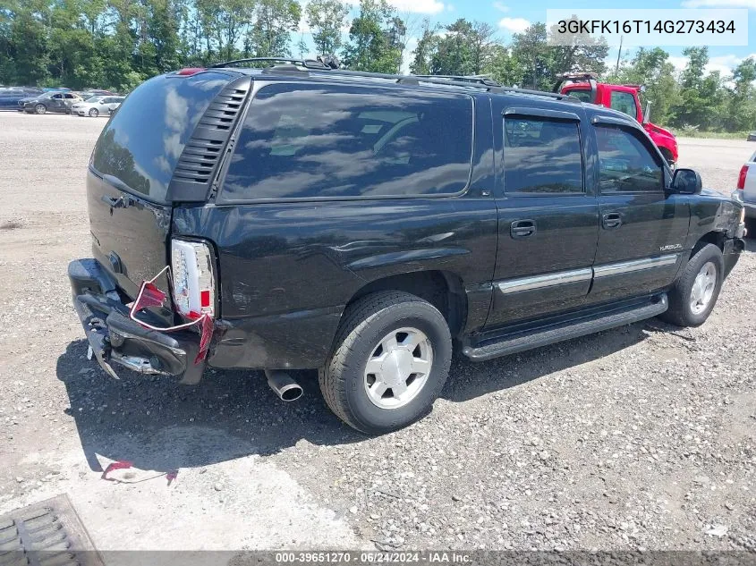 2004 GMC Yukon Xl 1500 Slt VIN: 3GKFK16T14G273434 Lot: 39651270