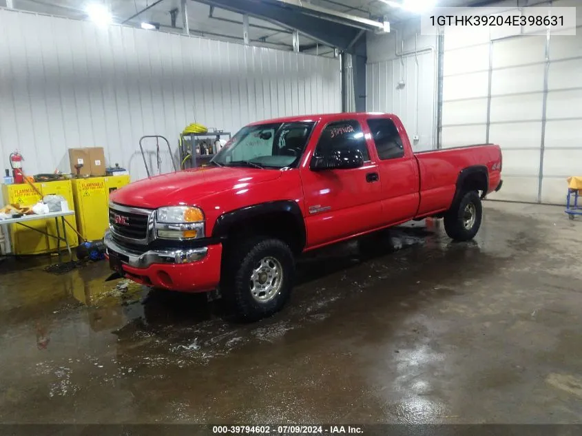 1GTHK39204E398631 2004 GMC Sierra 3500 Sle