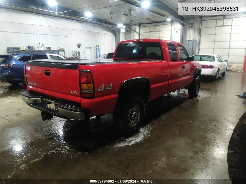 1GTHK39204E398631 2004 GMC Sierra 3500 Sle