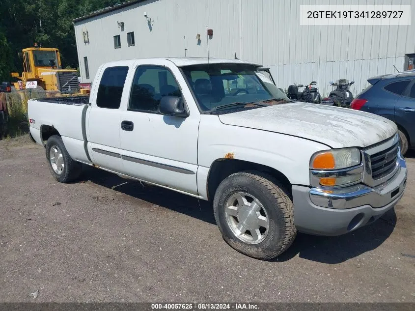 2004 GMC Sierra 1500 Slt VIN: 2GTEK19T341289727 Lot: 40057625