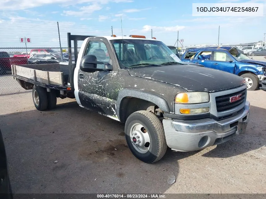 2004 GMC Sierra 3500 Chassis Work Truck VIN: 1GDJC34U74E254867 Lot: 40176014