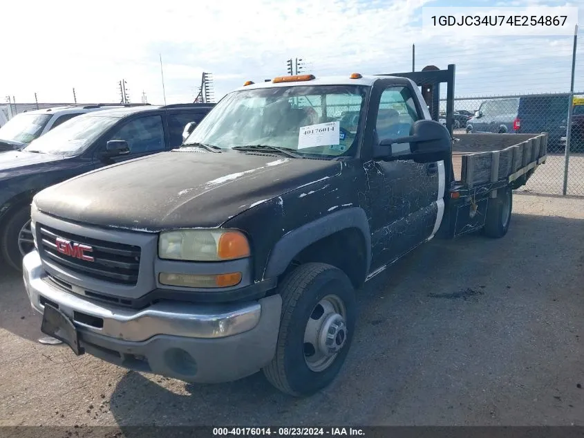 2004 GMC Sierra 3500 Chassis Work Truck VIN: 1GDJC34U74E254867 Lot: 40176014