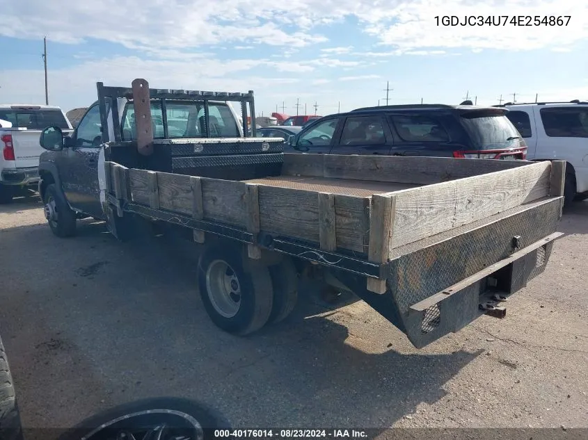 2004 GMC Sierra 3500 Chassis Work Truck VIN: 1GDJC34U74E254867 Lot: 40176014