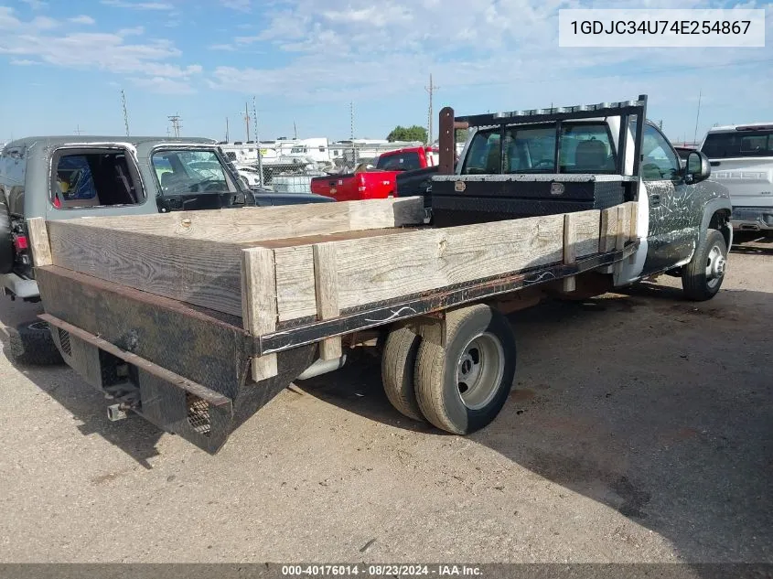 2004 GMC Sierra 3500 Chassis Work Truck VIN: 1GDJC34U74E254867 Lot: 40176014