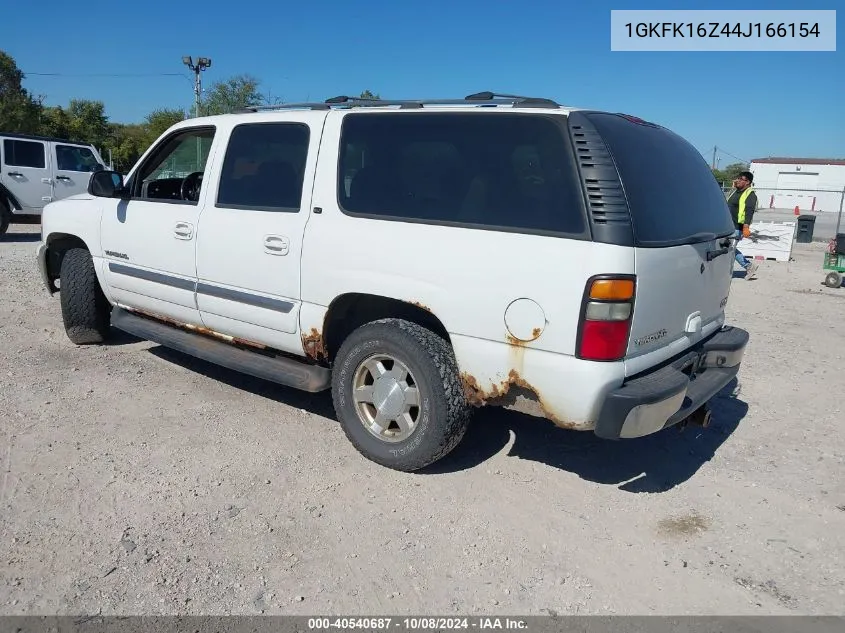 2004 GMC Yukon Xl 1500 Slt VIN: 1GKFK16Z44J166154 Lot: 40540687