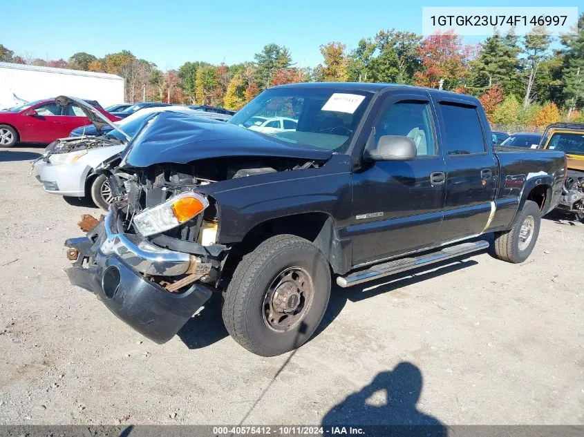 2004 GMC Sierra 2500 K2500 Crew Cab VIN: 1GTGK23U74F146997 Lot: 40575412