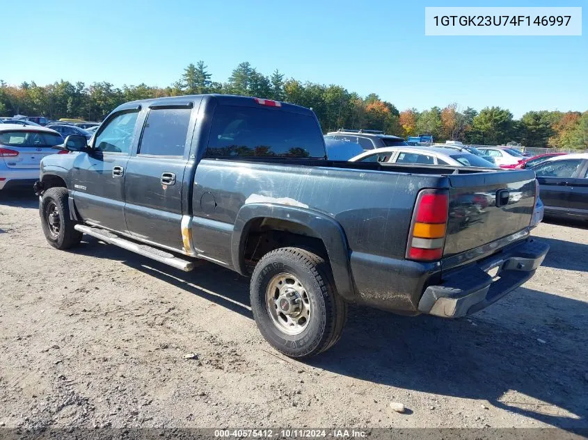 2004 GMC Sierra 2500 K2500 Crew Cab VIN: 1GTGK23U74F146997 Lot: 40575412