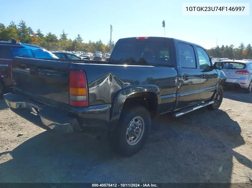 2004 GMC Sierra 2500 K2500 Crew Cab VIN: 1GTGK23U74F146997 Lot: 40575412