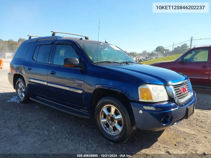 2004 GMC Envoy Xuv Slt VIN: 1GKET12S846202237 Lot: 40638860