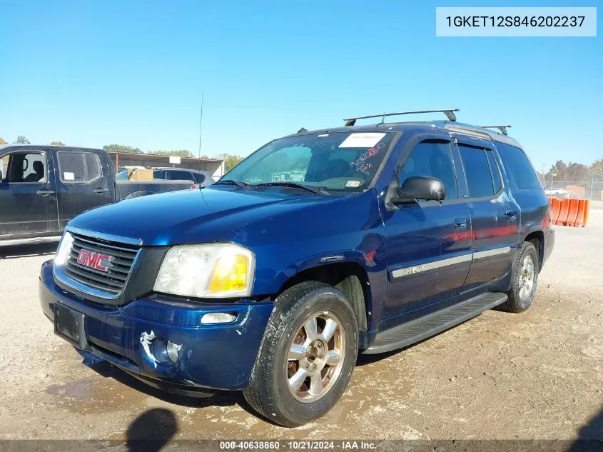 2004 GMC Envoy Xuv Slt VIN: 1GKET12S846202237 Lot: 40638860