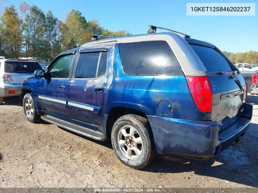 2004 GMC Envoy Xuv Slt VIN: 1GKET12S846202237 Lot: 40638860