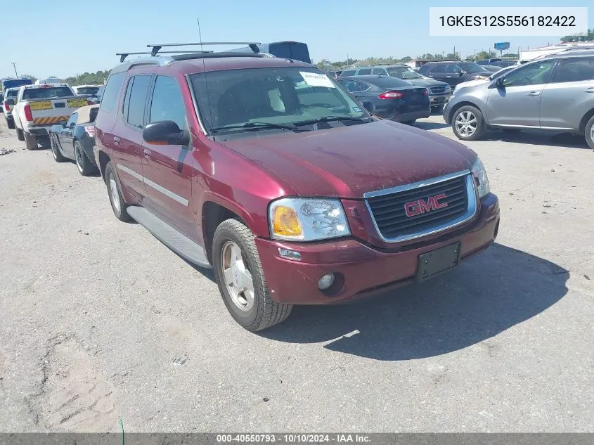 2005 GMC Envoy Xuv Slt VIN: 1GKES12S556182422 Lot: 40550793