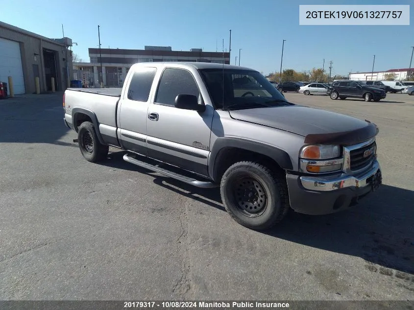 2006 GMC Sierra 1500 Sl Ext Cab VIN: 2GTEK19V061327757 Lot: 20179317