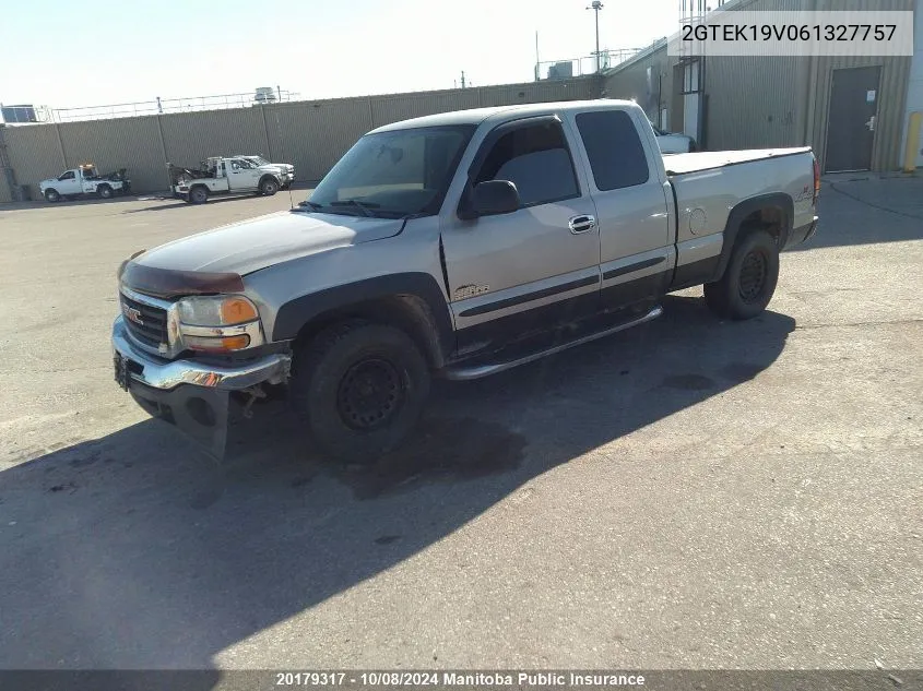 2006 GMC Sierra 1500 Sl Ext Cab VIN: 2GTEK19V061327757 Lot: 20179317