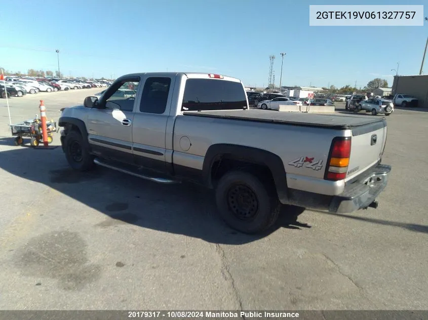 2006 GMC Sierra 1500 Sl Ext Cab VIN: 2GTEK19V061327757 Lot: 20179317