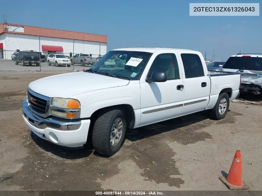 2006 GMC Sierra 1500 Sle1 VIN: 2GTEC13ZX61326043 Lot: 40097844