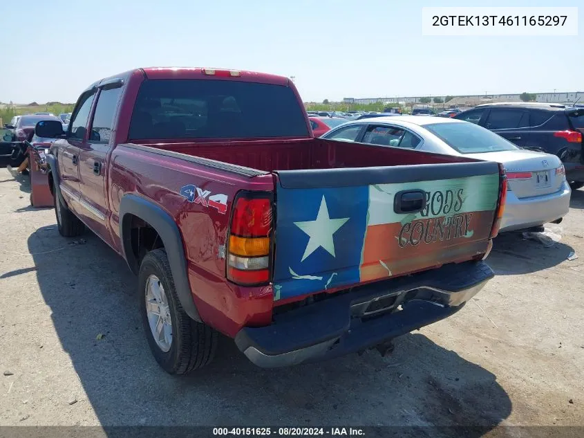 2006 GMC New Sierra K1500 VIN: 2GTEK13T461165297 Lot: 40151625