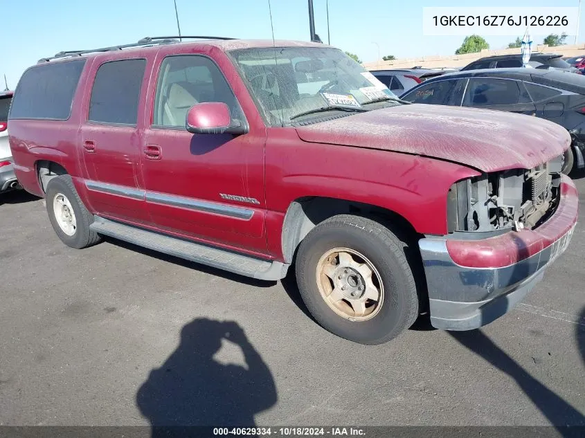 2006 GMC Yukon Xl 1500 Sle VIN: 1GKEC16Z76J126226 Lot: 40629334