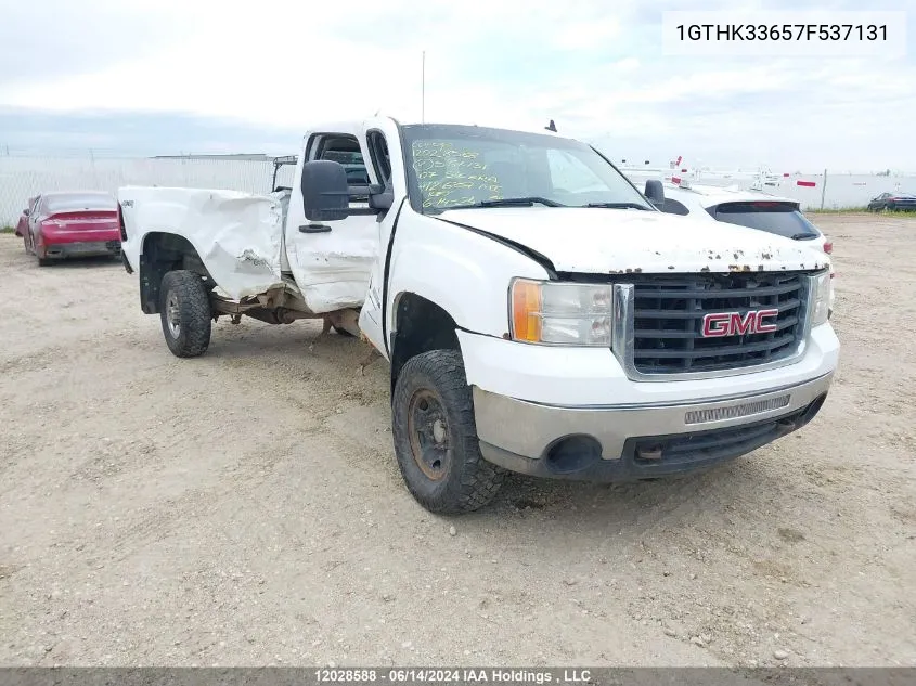 1GTHK33657F537131 2007 GMC Sierra 3500 Sle2