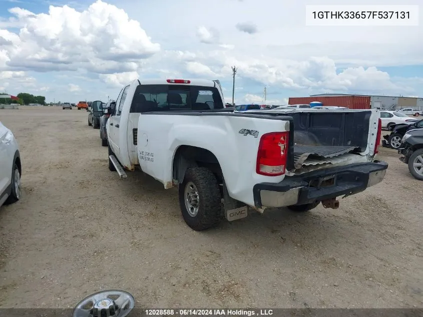 2007 GMC Sierra 3500 Sle2 VIN: 1GTHK33657F537131 Lot: 12028588