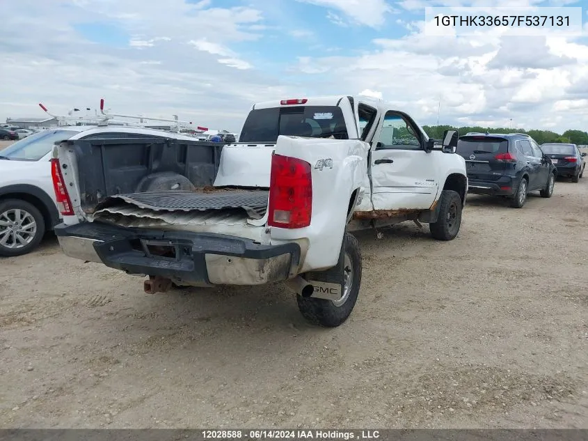 1GTHK33657F537131 2007 GMC Sierra 3500 Sle2