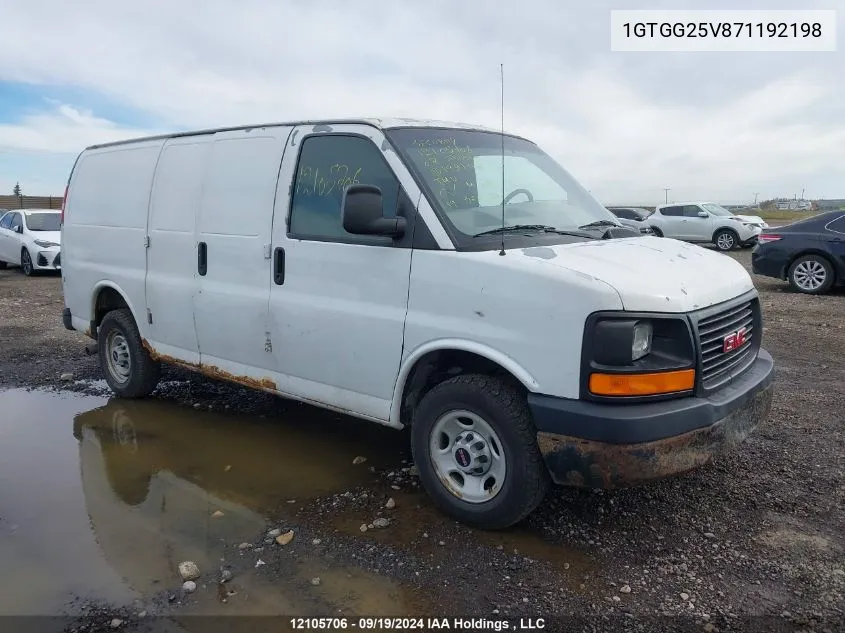 1GTGG25V871192198 2007 GMC Saa Cargo