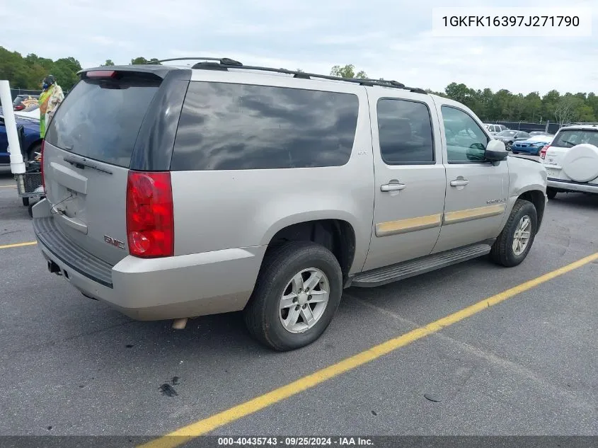 2007 GMC Yukon Xl 1500 Slt VIN: 1GKFK16397J271790 Lot: 40435743